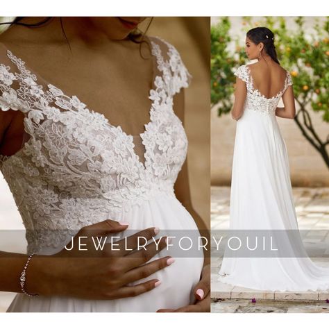 Wedding dresses pregnant brides