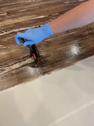 Staining Concrete To Look Like Wood, Painting Concrete To Look Like Wood, How To Make Concrete Floors Look Like Wood, Diy Paint Concrete Floor, Staining Concrete Porch Diy, Staining And Sealing Concrete Floors, Concrete Hardwood Floors, Faux Wood Concrete Floor Diy, Paint Concrete Like Wood