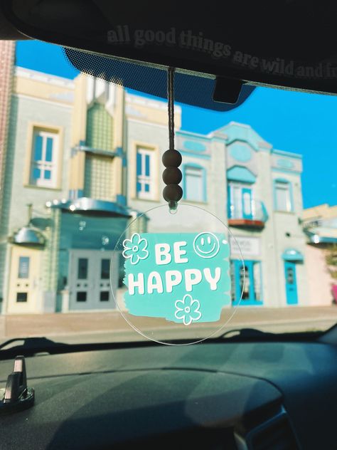 Cute Car Decor, Car Mirror Hanger, Car Mirror Hangers, Car Hangers, Mirror Hangers, Mirror Hanging, Car Diffuser, Hello Baby, Car Ornaments