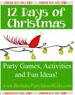 Twelve Days of Christmas Party Theme Ideas Christmas Theme Party Ideas, 12 Days Of Christmas Party, Church Christmas Party, Christmas Party Ideas For Teens, 12 Days Of Xmas, Christmas Scavenger Hunt, Christmas Party Themes, Birthday Activities, Christmas Birthday Party