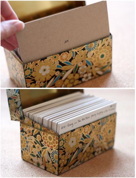 Photo Organizer, 달력 디자인, Memory Jar, Calendar Journal, Diy Calendar, Diy Recipe, Daily Reminders, Index Cards, Letter Box