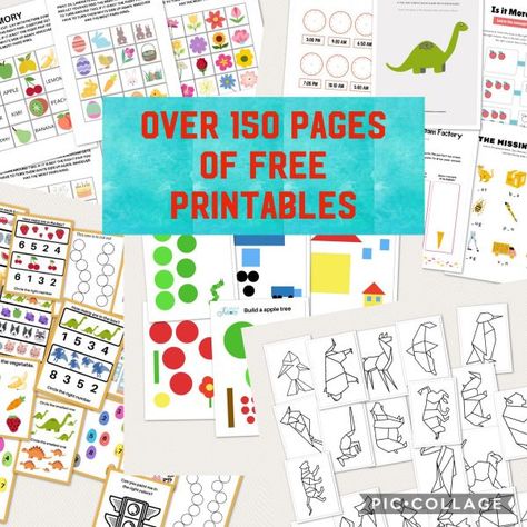 Book Pages To Print, Kid Worksheets, Busy Book Pages, Binder Printables Free, Homeschooling Tips, Diy Quiet Books, Quiet Time Activities, Free Printable Activities, Toddler Quiet Book