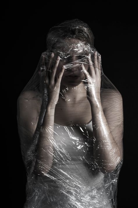 Tension ©ShannonGeorgiaPhotography clingfilm claustrophobia fetishism isolated studio photography Photographer A Level Photography, Surrealism Photography, Conceptual Photography, Human Condition, Photography Projects, Abstract Photography, Conceptual Art, Body Image, Photography Inspo