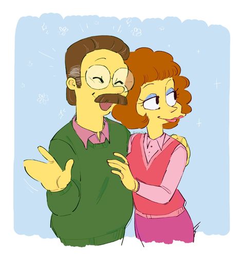 Simpsons Fanart, Simpsons Funny, Ned Flanders, Random Fanart, Funny Wood Signs, Simpsons Characters, Simpsons Art, Matt Groening, The Simpson