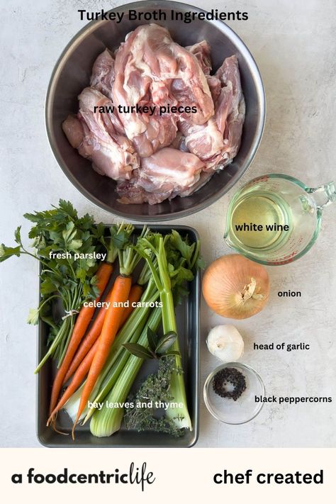 Ever wondered how to make Turkey Broth from bones? This guide breaks it down for you! With a few simple steps, you’ll create a rich, flavorful broth that’s perfect for gravy, soup, and more. Making bone broth is easier than you think, and the results are so much better than store-bought. Whether you’re a seasoned cook or a beginner, this recipe will help you create the best turkey broth ever! Broth From Turkey Bones, Roasting Turkey Bones For Bone Broth, Homemade Turkey Soup Bone Broth, Turkey Bone Broth Soup, Turkey Bone Broth, Turkey Bone Broth Recipe Crock Pot, Homemade Turkey Stock, How To Make Turkey Broth, Turkey Bone Broth Recipe