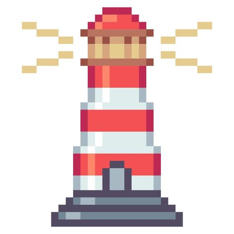 Lighthouse. Pixel Art Business Icon Diy Perler Bead Crafts, Diy Perler Beads, Business Icon, The Lighthouse, Life Is Strange, Art Business, Perler Bead, Hama Beads, Bead Crafts