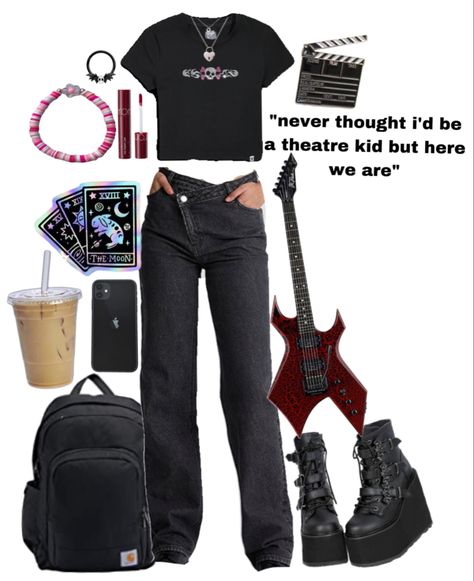 Theater Kid Outfits, Theatre Kid Outfit, Theater Kid Aesthetic Outfits, Theatre Kid Aesthetic Outfits, Kid Aesthetic, Kid Outfits, Theater Kid, Kids Theater, Closet Inspiration