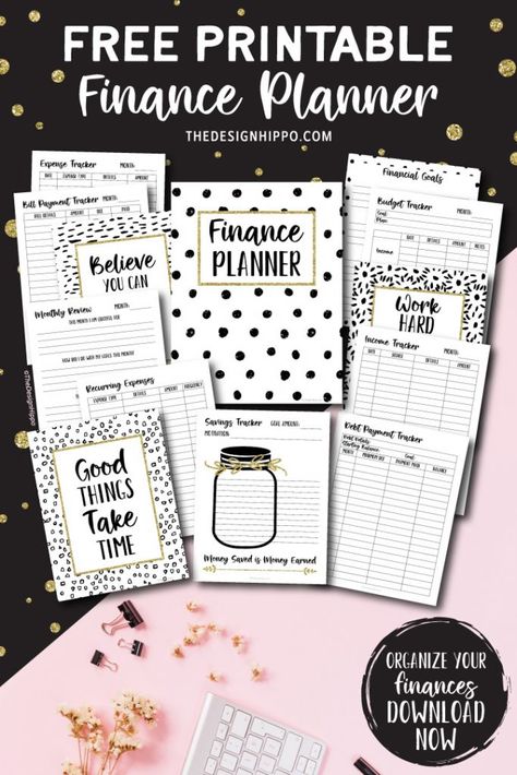 Budget Binder Free Printables, Budget Binder Free, Planner For School, Budget Binder Printables, Free Budget Printables, Budget Planner Free, Money Printables, Budget Planner Template, Finance Printables