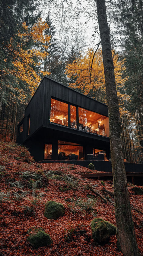 Beautiful Airbnbs in Vermont for seeing fall foliage Vermont Cabin Aesthetic, Vermont Chalet, Cozy Cottage In The Woods, Cottages In The Woods, Vermont Foliage, Vermont Homes, Vermont Cabin, Romantic Cabin Getaway, Vermont Farmhouse