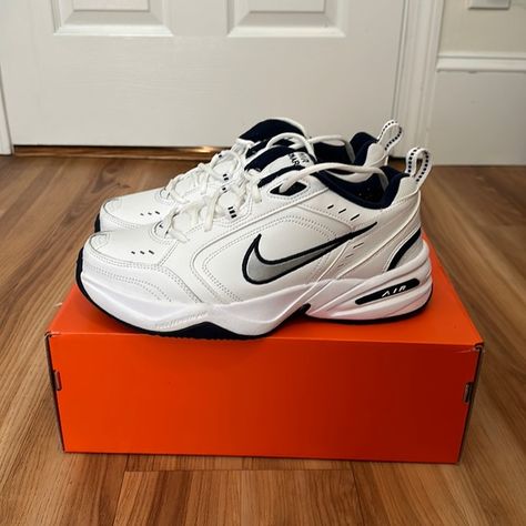 Nike Air Monarch Crazy Fits, Nike Monarch, Shoes List, Nike Air Monarch Iv, Air Monarch Iv, Nike Air Monarch, Shoe Designs, Swag Shoes, Crazy Shoes