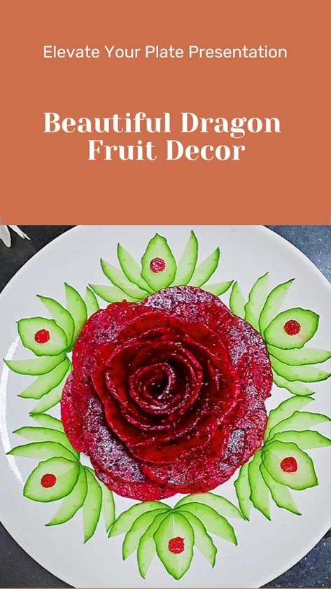 Beautiful ❤️Dragon Fruit Decoration #dragonfruit #decoration #fruits #fruitsalad #saladrecipe #salads #everyoneシ゚ #reelsviralシ #reelsfacebook #reelschallenge #platedecoration #instagramreels #foodblogger #jakarta #chefsofinstagram #saladchallenge Plate Presentation, Fruit Decorations, Beautiful Dragon, Dragon Fruit, Fruit Salad, Food Art, Food Blogger, Salad Recipes, Decorative Plates