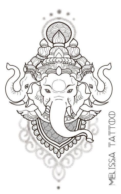 Meditation Symbols, Temple Tattoo, Gyan Mudra, Thai Temple, Ganesha Drawing, Ganesha Tattoo, Color Pages, Beautiful Art Paintings, Ganesha Art