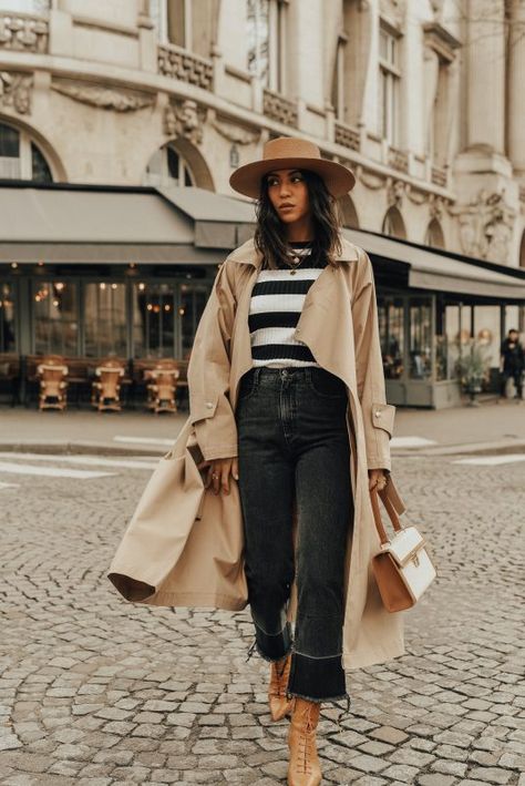 paris spring style trench coat Trench Outfit, Parisian Wardrobe, Chic Capsule Wardrobe, Style Trench Coat, Parisian Outfits, 1 Mai, French Wardrobe, Trench Coat Outfit, Easy Fashion