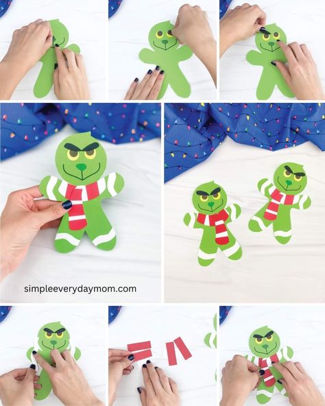 Grinch Gingerbread Man Disguise, Gingerbread Man In Disguise Project, Gingerbread In Disguise Project, Disguise Gingerbread Man Ideas, Disguise Gingerbread Man, Gingerbread Art Projects For Kids, Gingerbread Man Disguise Project, Grinch Gingerbread Man, Gingerbread Grinch