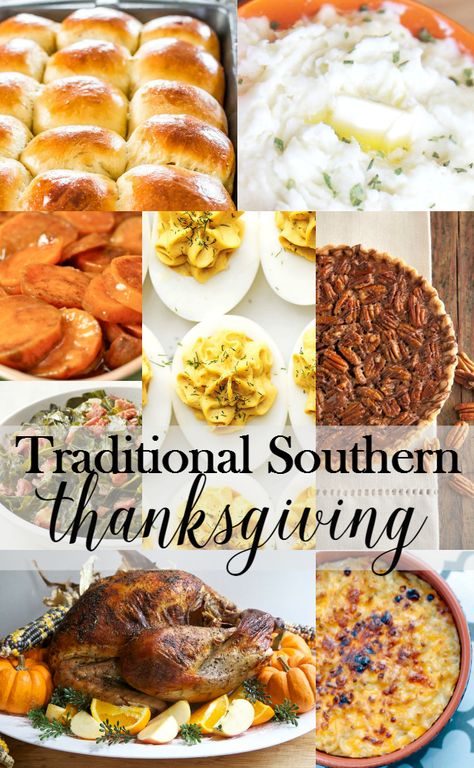 Traditonal Southern Thanksgiving Soul Food and More Thanksgiving Soul Food, Thanksgiving Menu List, Thanksgiving Menu Printable, Easy Thanksgiving Menu, Southern Thanksgiving Recipes, Southern Thanksgiving Menu, Southern Thanksgiving, Traditional Thanksgiving Menu, Thanksgiving Dinner Menu