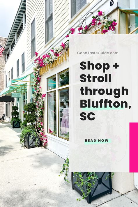 Bluffton, SC is located about 20 minutes from Hilton Head Island and is one of our favorite places to shop and stroll. This old town is filled with cute shops and restaurants, and looks like you stepped right into a Lowcountry movie set. The entire town is picturesque and feels like an escape from the modern world. Read our post for ideas! Salty Dog Cafe, Hilton Head South Carolina, Dog Cafe, Bluffton Sc, Places To Shop, Movie Set, Head Shop, Movie Sets, Hilton Head Island