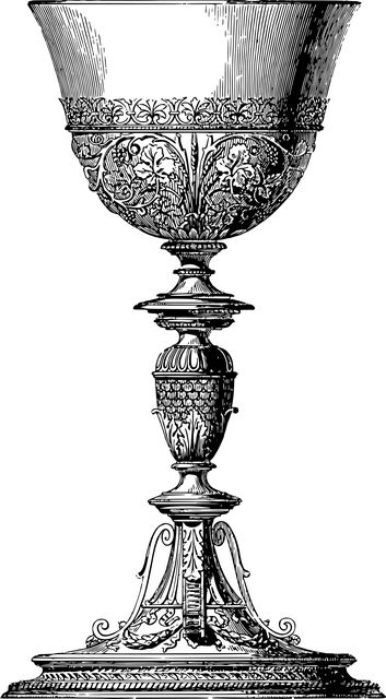 Chalice Tattoo Design, Chalice Illustration, Goblet Drawing, Chalice Drawing, Goblet Tattoo, Medieval Chalice, Medieval Goblet, Chalice Tattoo, Medieval Illustrations