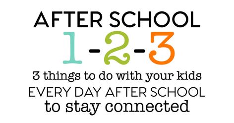 Kids activities: simple after school idea to keep connected with your kids! What To Do After School Ideas, Kindergarten Routines, After School Schedule, Kindergarten Schedule, After School Routine, Parenting Solutions, Kids Schedule, Self Sufficient, School Rules