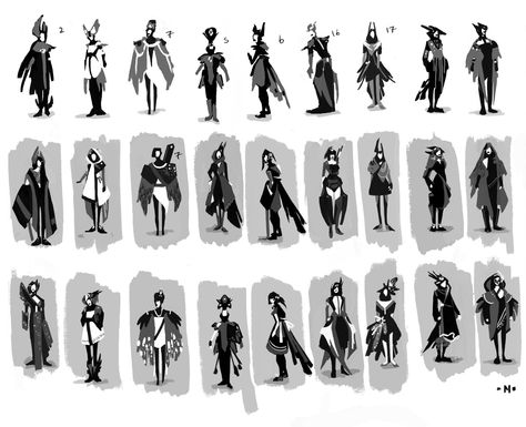 Creature Concept Art Character Design, Concept Art Design, Concept Art Character Design, Silhouette Sketch, Art Character Design, Monster Concept Art, Concept Art Character, Concept Art Drawing, Design Tattoo