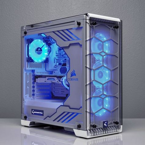 Diy Computer Case, Custom Computers, Gaming Computer Setup, Gaming Pc Build, Computer Build, Pc Gaming Setup, Custom Computer, Custom Pc, Gaming Desktop