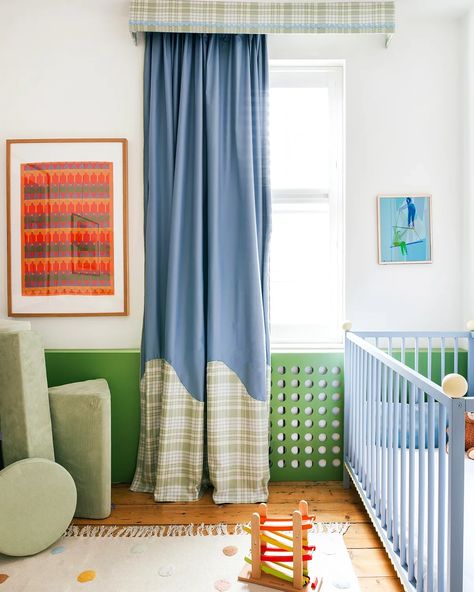 These 15 Nursery Ideas Are the Design Equivalent of Coloring Outside the Lines Ikea Crib Hack, Sniglar Crib, Floating Wall Unit, Ikea Crib, Comfortable Reading Nook, Nursery Nook, Wood Crib, Custom Cabinet Doors, Ikea Finds