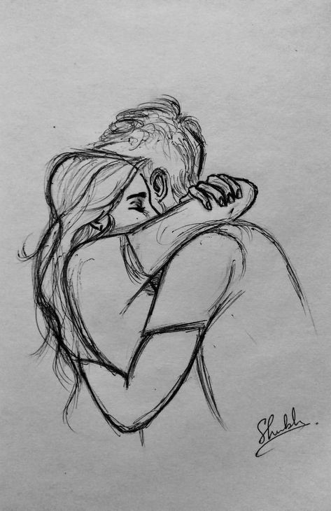 Love Drawing For Girlfriend, Sketches Of Love Passion, Hipster Couple, Relationship Drawings, Romantic Drawing, Sketches Of Love, Couple Sketch, Easy Love Drawings, Meaningful Drawings