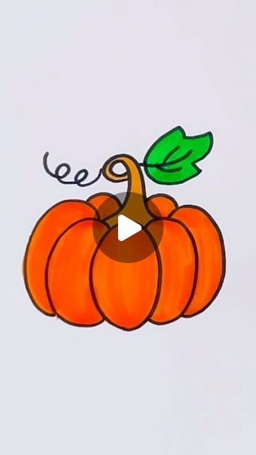 Creative Drawing for kids on Instagram: "Halloween Special Pumpkin Drawing #reels #draw #drawing #art" How To Draw A Pumpkin, Pumpkin Drawing Easy, Drawing Reels, Draw A Pumpkin, Pumpkin Drawing, Watercolor Ideas, Kid Activities, Easy Pumpkin, Creative Drawing