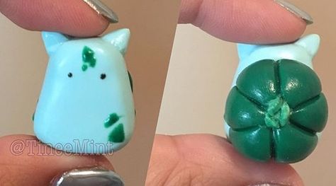 Polymer Clay Bulbasaur, Clay Bulbasaur, Clay Pokemon, Bulbasaur Pokemon, Clay Inspo, Clay Figures, Clay Charms, Clay Ideas, Polymer Clay Crafts