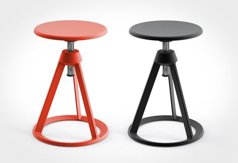 Piton Adjustable Height Stool