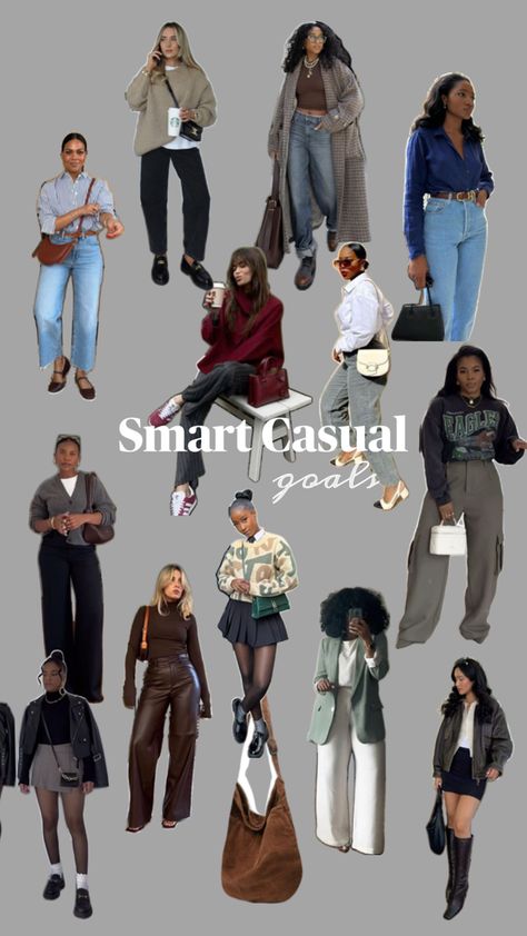 Everyday fall outfits Fall Smart Casual, Everyday Fall Outfits, Smart Casual Looks, November Outfits, Autumn Trends, Uni Outfits, Wardrobe Outfits, Chic Casual, Casual Weekend