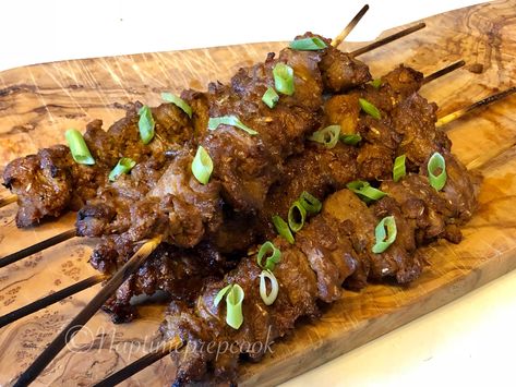 Cambodian Beef Stick Recipe, Beef Sticks Recipe, Lemongrass Beef, Beef Stick, Pork Kebabs, Vietnamese Grilled Pork, Gf Dinner, Beef Kebabs, Pork Skewers