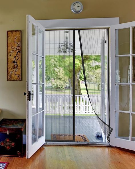 Renter Friendly Screen Door, Bird Room, Magnetic Screen Door, Door Screen, Jamaican Music, Mesh Door, Screen Doors, Tension Rod, Magnetic Wall