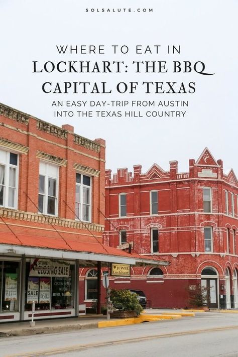 Best Bbq In Texas, Lockhart Texas, Visit Texas, Texas Roadtrip, Texas Bbq, Texas Country, Texas Towns, Best Bbq, Travel Humor