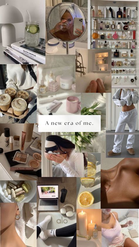 A New Era Of Me, New Era, Skin Care, Candles, Collage, Skin, White