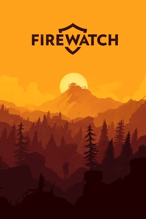 Firewatch Game, Brutal Legend, Olly Moss, Fire Watch, Video Game Posters, Xbox One Games, Game Pass, Xbox Games, Bioshock