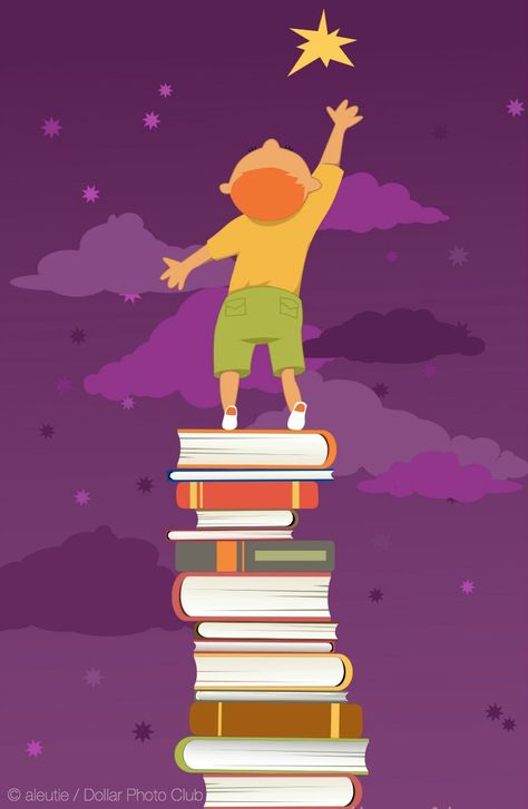 Importance Of Reading, Pile Of Books, Paper Background Texture, Banner Advertising, Family Illustration, Girl Standing, Book Images, Kids Reading, Child Development