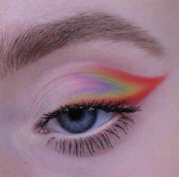 Celebrity Shifting, Hd Concealer, Pride 2023, Makeup Things, Funky Makeup, Pride Makeup, Queen Makeup, Smink Inspiration, Pinterest Makeup