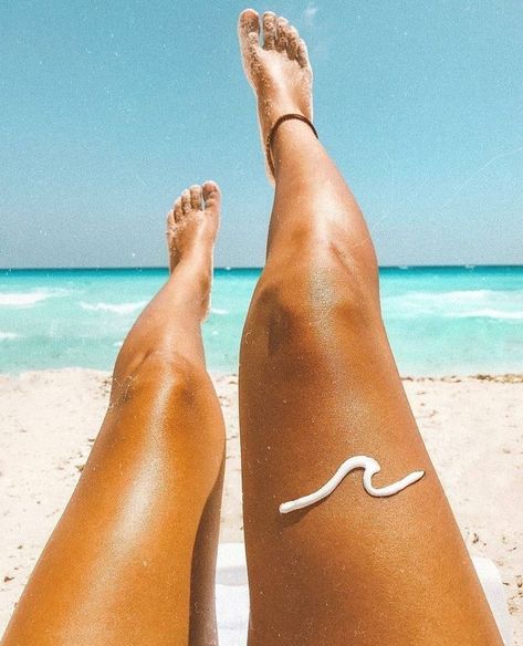 16 Aesthetic Beach Sunscreen Tattoo Design Ideas Sun Tanning Tattoo, Suntan Tattoo, Sunscreen Tattoo, 16 Aesthetic, Beach Sunscreen, Summer Checklist, Tan Tattoo, Beach Tan, Summer Tattoo