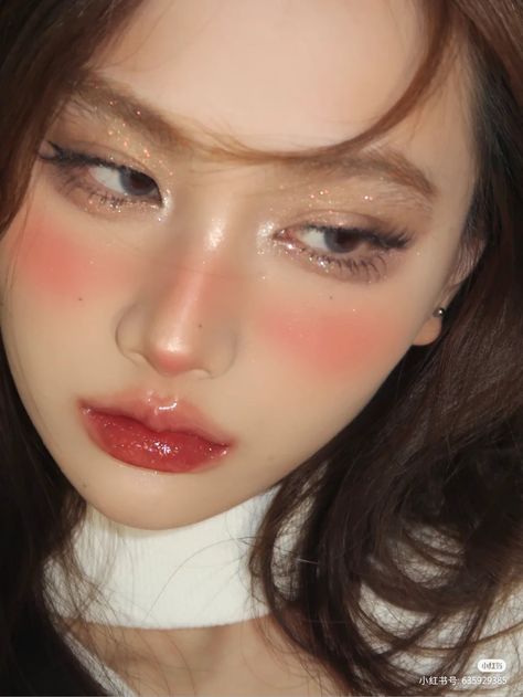 Doujin Makeup, Pic Pic, Asian Makeup Looks, Minimalist Makeup, Photoshoot Makeup, Doll Makeup, School Makeup, Glamour Makeup, Korean Aesthetic