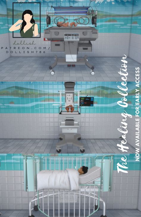 Sims 4 Hospital Cc, Infants Cc, Sims 4 Jobs, Sims Decor, Sims 4 Content, Ts3 Cc, Sims Baby, Sims 4 Black Hair, Sims 4 House Building