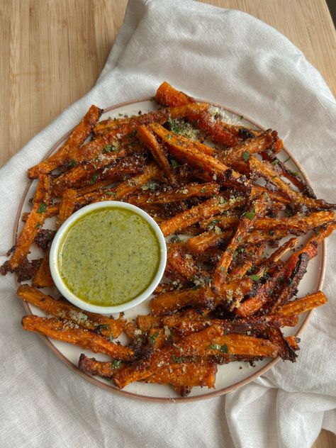 Crispy Parmesan Carrot Fries