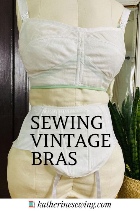 Want to learn about 1940's bra making? I recently sewed two vintage 1940's nursing bras, and here you can join me for the process! 🪡🧵 #vintagebra #vintagesewing #vintagefashion #sewing #sewingproject #sewingpattern #sewingblogger #sewingpatterns #handsewing #sewingprojects #sewingblog #sewinginspiration #fashionsewing #historicalsewing #vintagestyle #vintageclothing #vintageclothes #vintageinspired #vintagelook #vintageoutfit 1940s Bra Pattern, Vintage Bra Sewing Pattern, Vintage Bra Sewing Patterns Free, Diy Bra Pattern Free, Vintage Bra Pattern Free, Vintage Bra Pattern, Bra Pattern Sewing, Diy Nursing Bras, Bra Making Tutorial