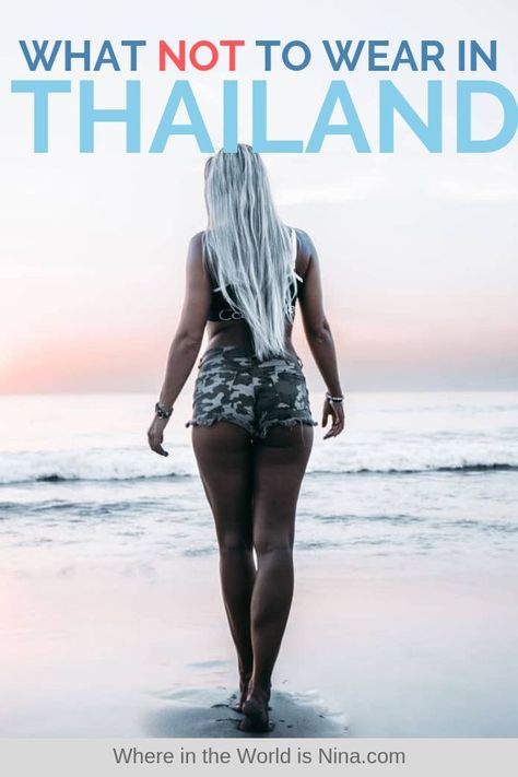 This Thailand packing list has what you need to get you through your trip around the country including things to know about what to wear to be respectful. Don't leave for your trip without this Thailand packing list! Pin this to your Thailand travel board!  #Thailand #ThailandPackingList #ThailandTips Phuket Style, Phuket Thailand Outfit Ideas, What To Pack For Thailand, Pack For Thailand, Thailand Travel Clothes, Thailand Packing List, Fun Dates, Thailand Packing, Thailand Outfit