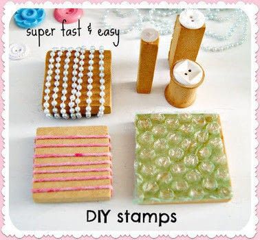 Homemade Stamps, Make Your Own Stamp, Diy Stamps, Cheap Stamps, Stencil Decor, Stamp Carving, Handmade Stamps, Diy Stamp, Clever Ideas