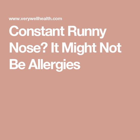 Constant Runny Nose? It Might Not Be Allergies Thyroid Test, Sick Remedies, Preventative Health, Runny Nose, Aging Well, Nutritional Supplements, Digestive Health, Diet And Nutrition, Way Of Life