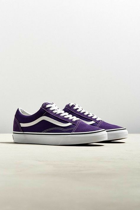 Vans Aesthetic, Kick Rocks, Purple Vans, Urban Sneakers, Cute Vans, Old School Vans, Tenis Vans, Cool Vans, Purple Shoes