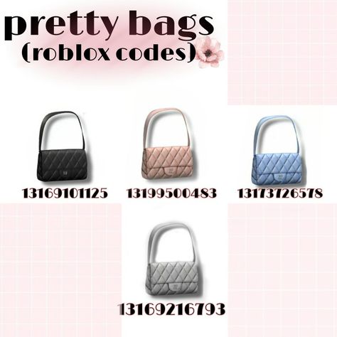 Purse Berry Avenue Code, Brookhaven Bag Code, Berry Avenue Blue Accessories Codes, Roblox Bag Id Codes, Bags Roblox Codes, Berry Avenue Bags Codes, Bag Codes For Berry Ave, Berry Ave Purse Codes, Berry Ave Bag Code