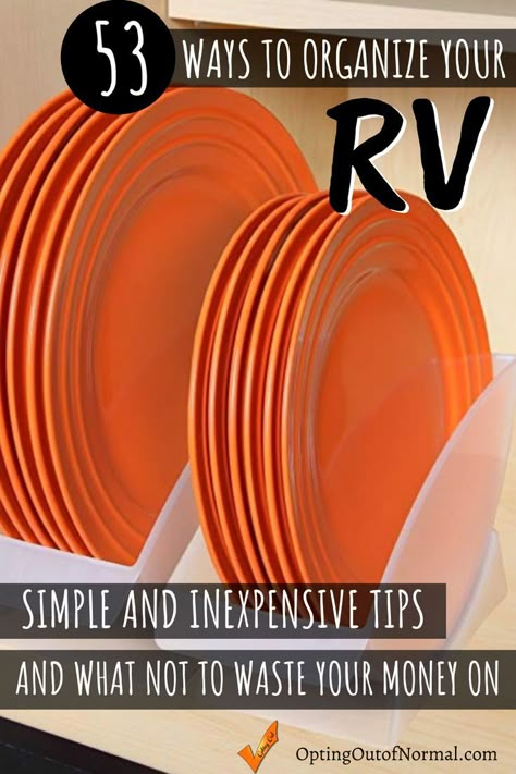 Rv Hacks Travel Trailers, Astuces Camping-car, Travel Trailer Organization, Travel Trailer Living, Trailer Organization, Ideas For Organizing, Camper Trailer Remodel, Rv Camping Tips, Camper Organization