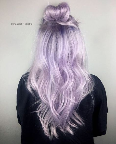 #pastelhair #haircolour #haircolor #hair #beauty #pastels #colour #blue #purple #hairinspo #fanola Lilac Hair Color, Light Purple Hair, Jet Black Hair, Lilac Hair, Hair Color Pastel, Lavender Hair, Ombré Hair, Hair Color Purple, Ombre Hair Color