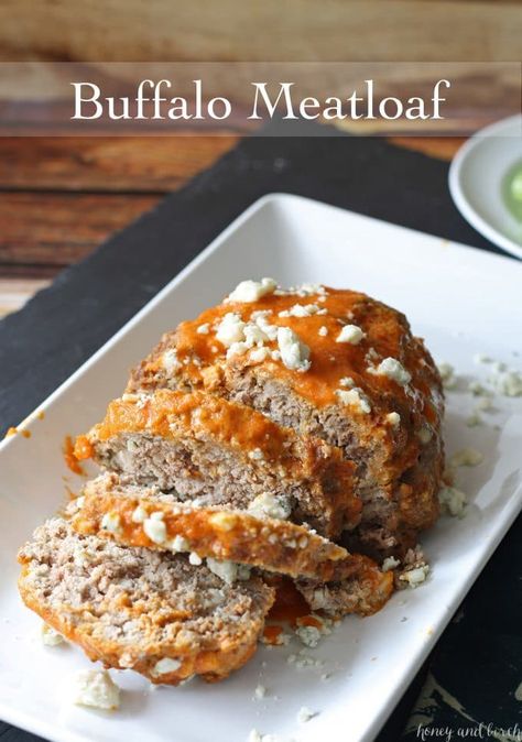 Blue Cheese Meatloaf, Buffalo Meatloaf, Pasta Chili, Buffalo Sauce Recipe, Feast Recipes, How To Cook Meatloaf, New Recipes For Dinner, Homemade Buffalo Sauce, Main Course Meals